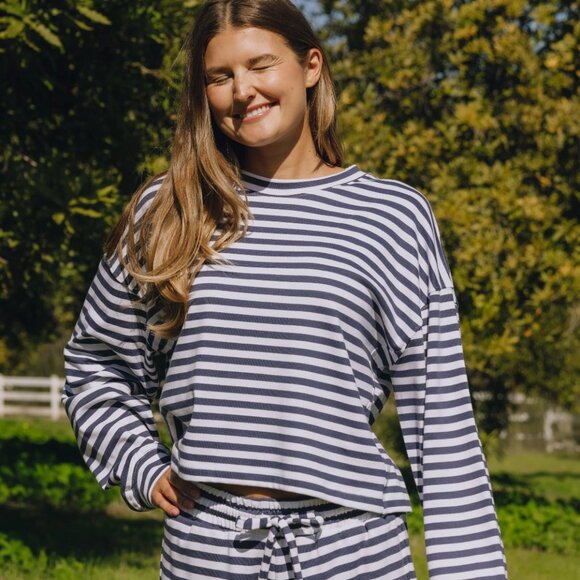 Daily Drills Striped Cotton Set Size XS/S - Picture 1 of 8